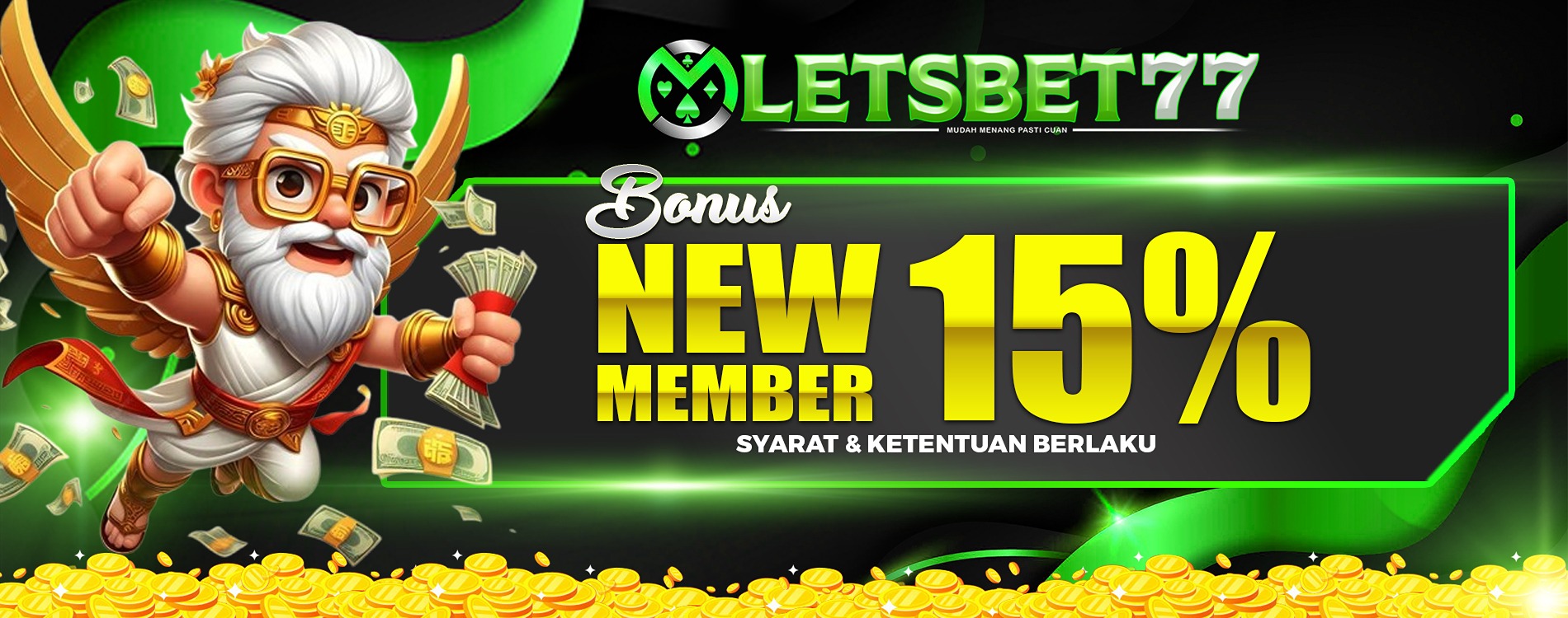 Bonus New Member 10% - LETSEBET77