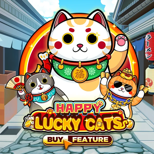 Microgaming : Happy Lucky Cats - LETSEBET77