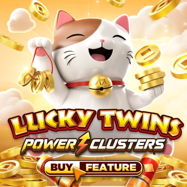 Microgaming : Lucky Twins PowerClusters - LETSEBET77